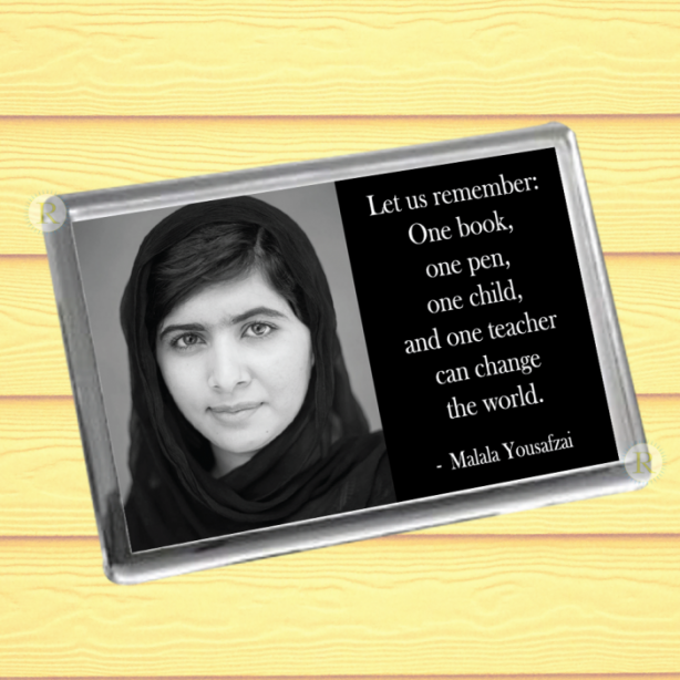 Malala Yousafzai Fridge Magnet